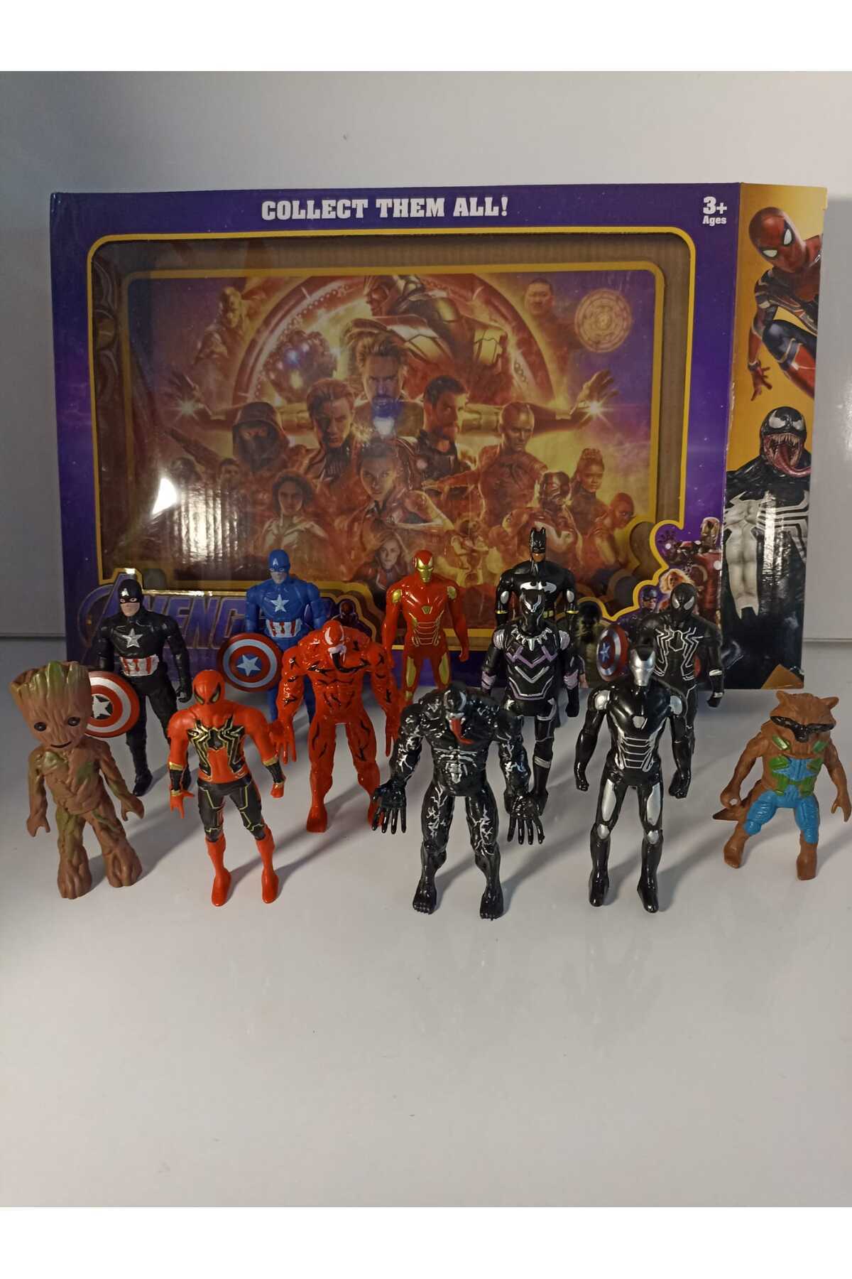 smilechild Avengers Süper Kahramanlar 12Adet Figür Oyuncak Seti 10
