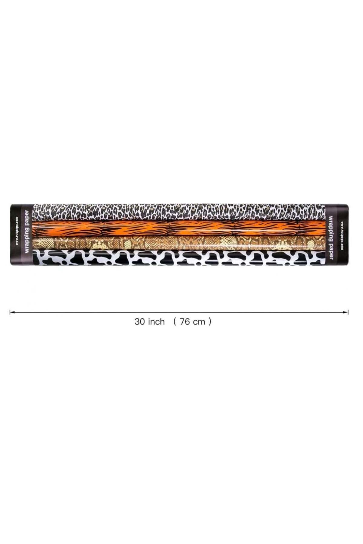 ruspepa-Set of 3 rolls of wrapping paper, multicolor, 76 x 305 cm 6
