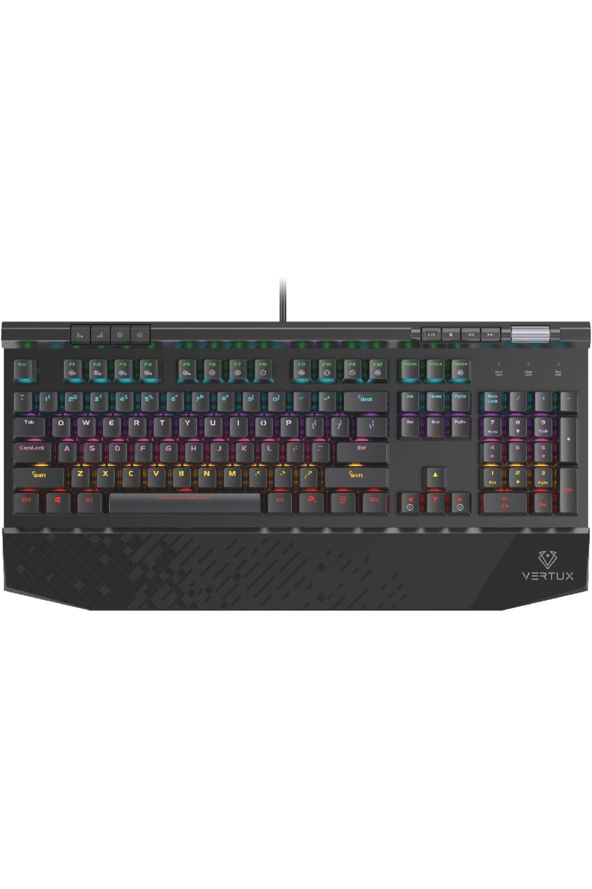 VERTUX-Tungsten Hyper Action Mechanical Gaming Keyboard 1