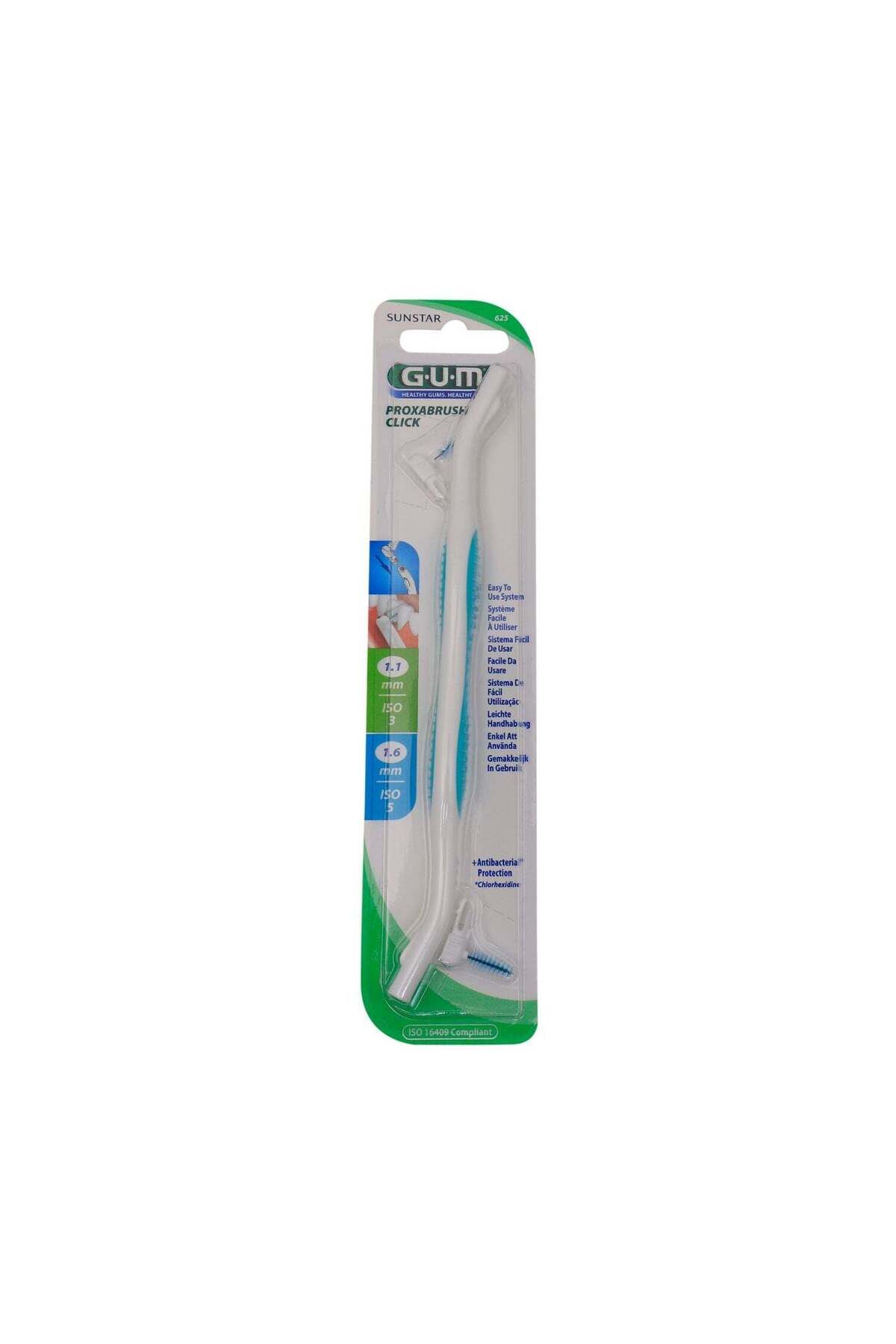 GUM-مقبض بروكسابراش القابل للنقر + عبوات إعادة التعبئة 625 1