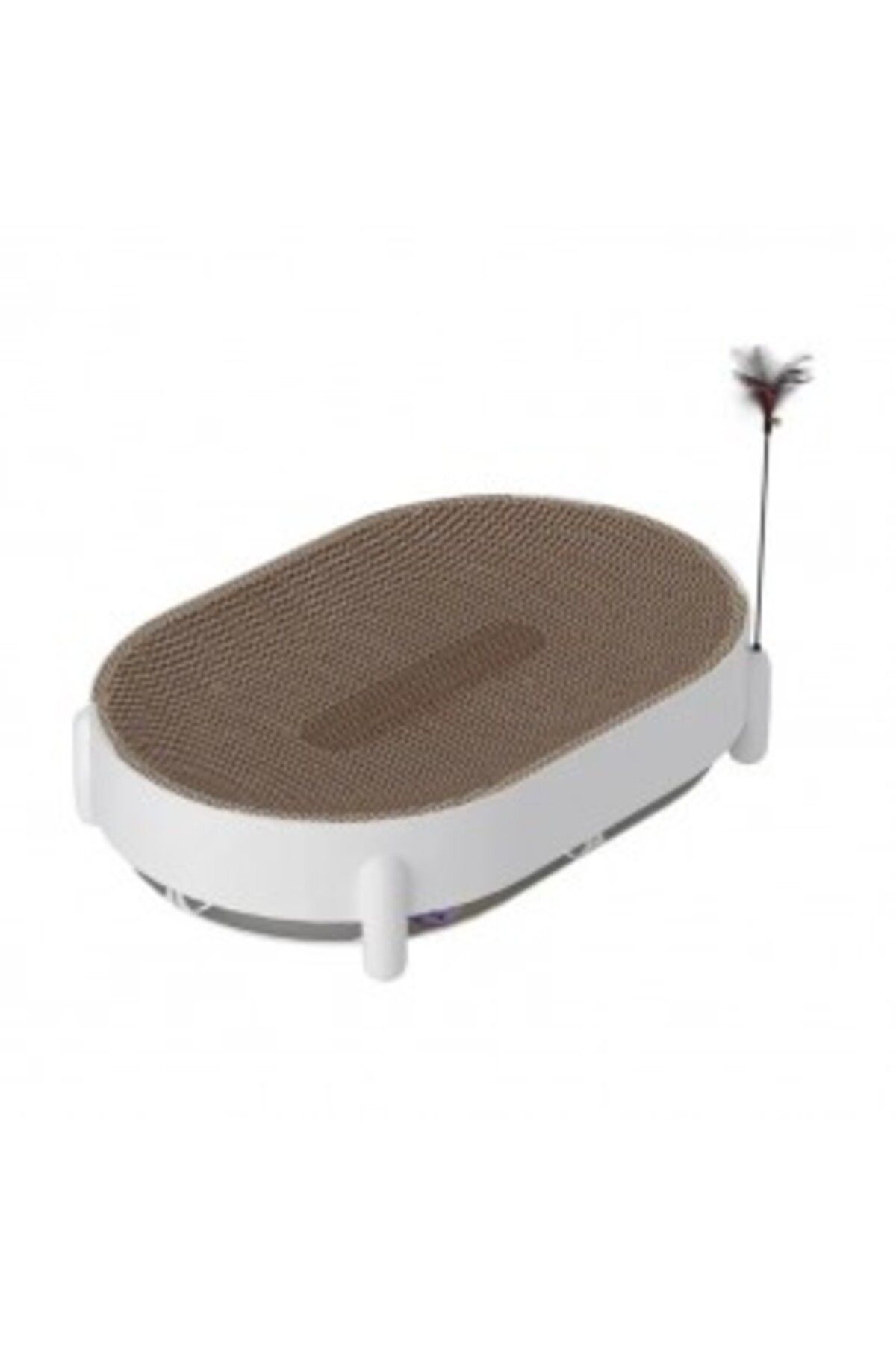 OEM-Multifunctional Nest With Scratching Mat, With Two Rattling Balls, 48 X 32 X 10.8 Cm 4