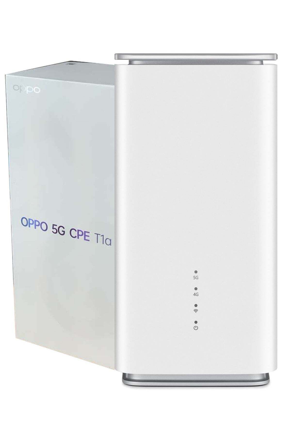 OPPO-5G CPE T1a Router with SIM Slot LTE Cat20 WiFi Hotspot Wi-Fi 6 AX1800 1