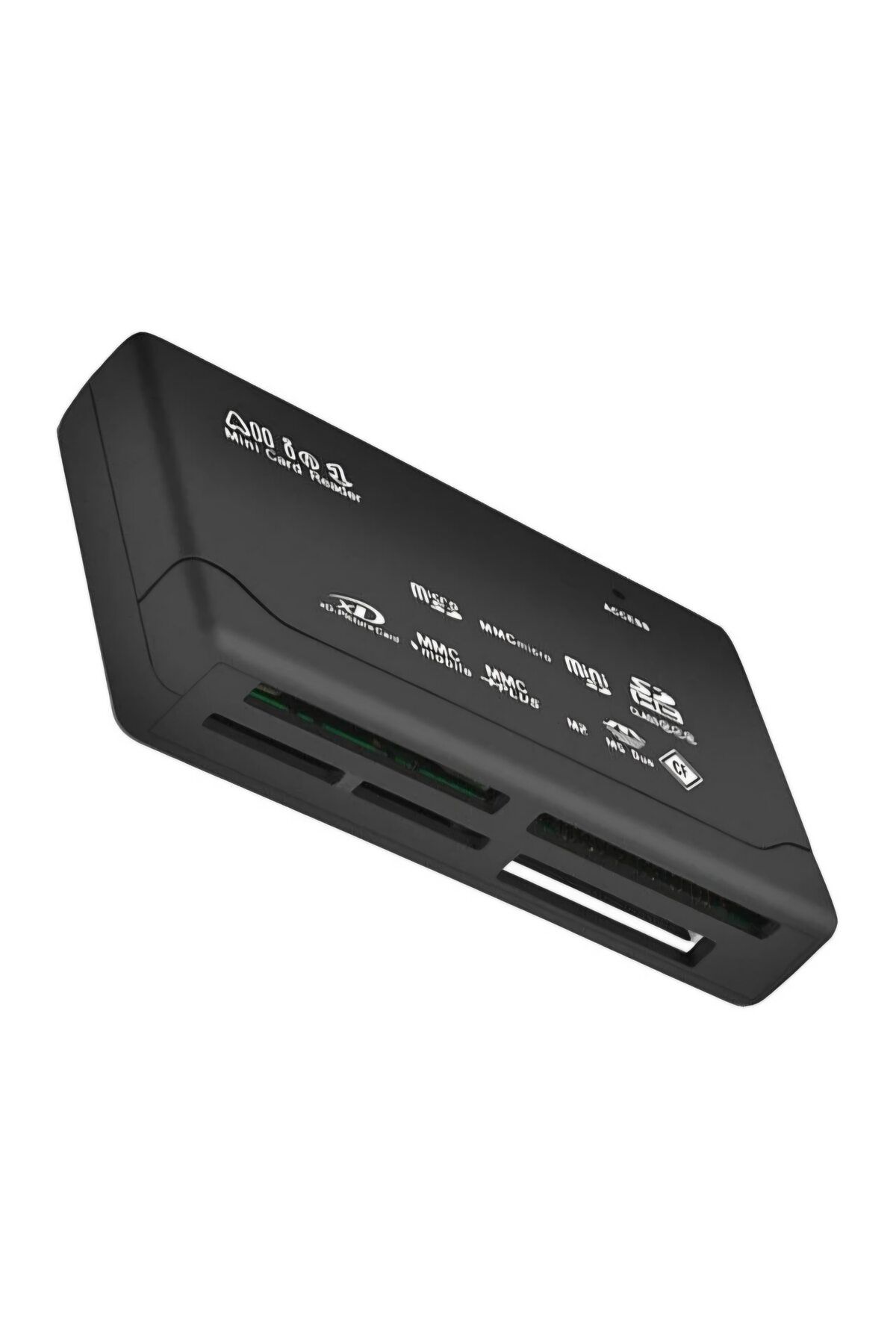 OEM-Cititor de carduri 6 în 1, USB 2.0, Plug and Play, cablu de alimentare, TF/SD/M2/CF/MS-Pro/XD, 7x2.5x1.5 cm, negru 4