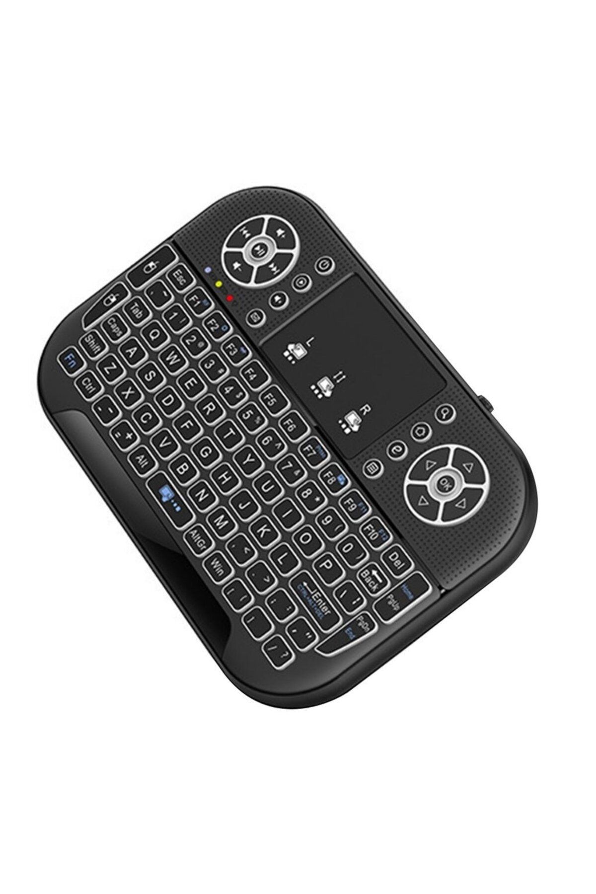 divendi-ro-Mini Wireless Keyboard with Touchpad, RGB Illuminated, Compact, 2.4Ghz, USB Rechargeable - Black 6