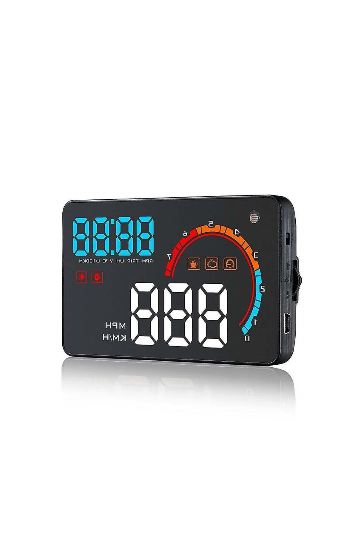divendi-ro-5.5" D2000 5.5" HUD head-up display with windshield projection with OB2 socket, with speed alarm 8