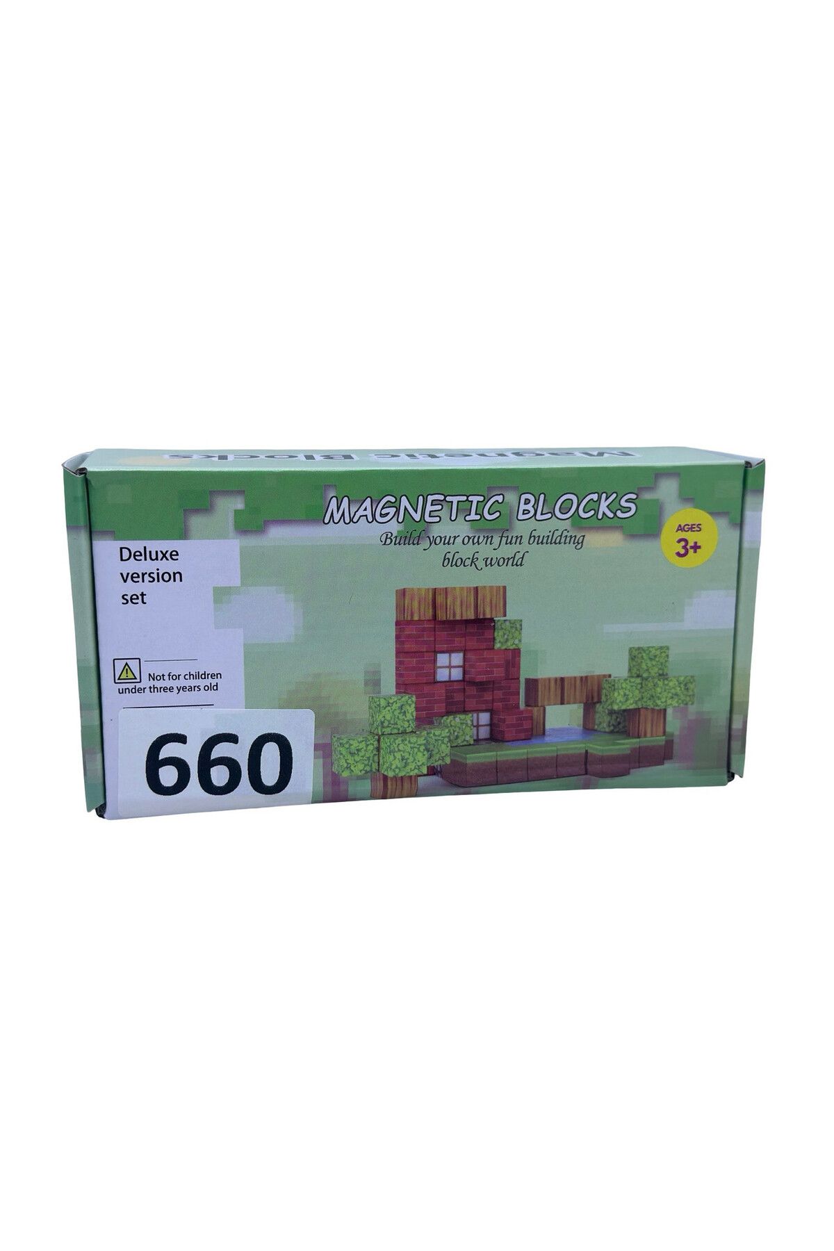 JPT-Blocks 660 Magnetic Cube Set - Minecraft inspired cubes Portal Fortress 5