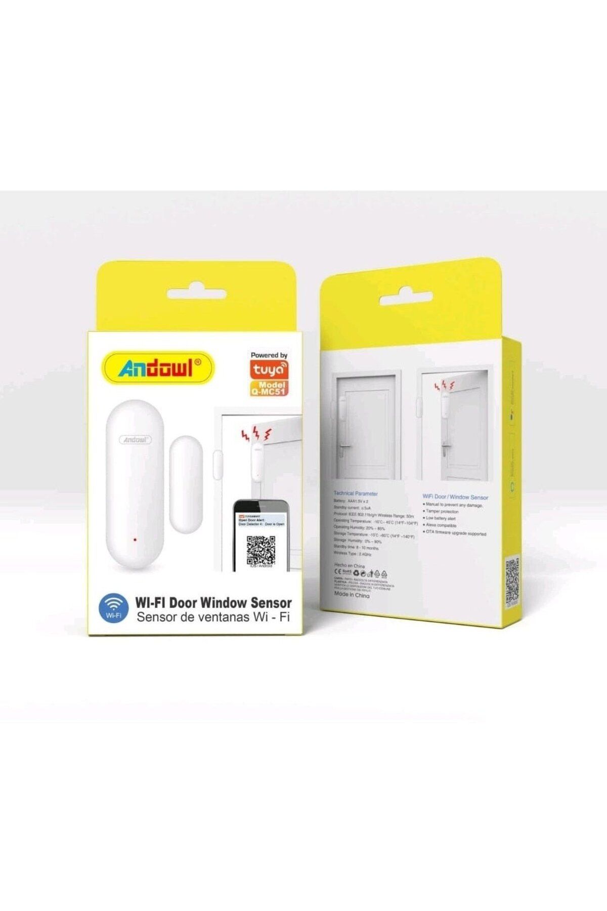 divendi-ro-Wireless Magnetic Door or Window Sensor, Tuya Smart, Alexa and Google Assistant Compatible 8