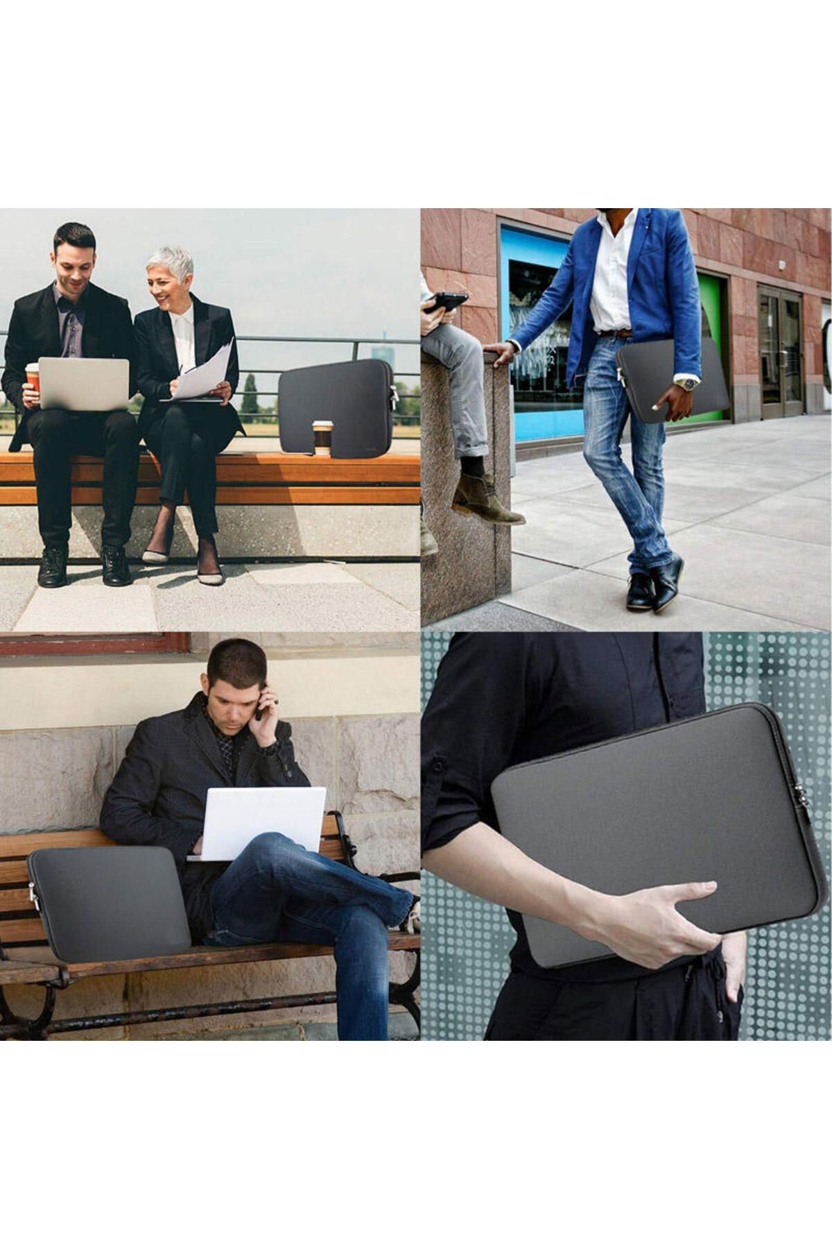 OEM-Husă de protecție pentru laptop/tabletă, dimensiune 13" inch - portocalie 5