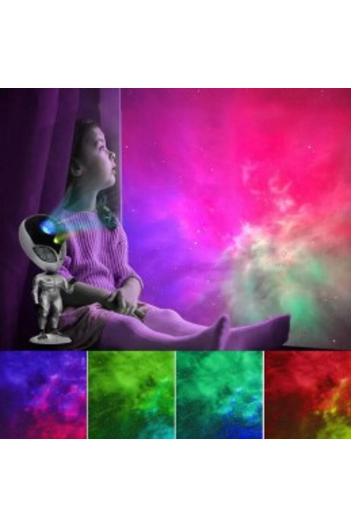 OEM-Alien Light Projector with Audio Playback and Remote Control 5