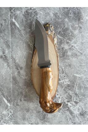 empressnaturalstone Oyma Kartal Başlıklı Ceviz Kabzeli Kamp ve Av Bıçağı – Öz...