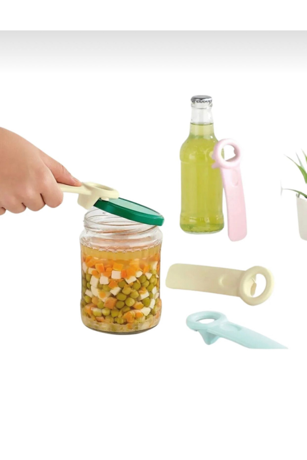 Genel Markalar Unisex Renkli Kavanoz Açacağı 2. Adet