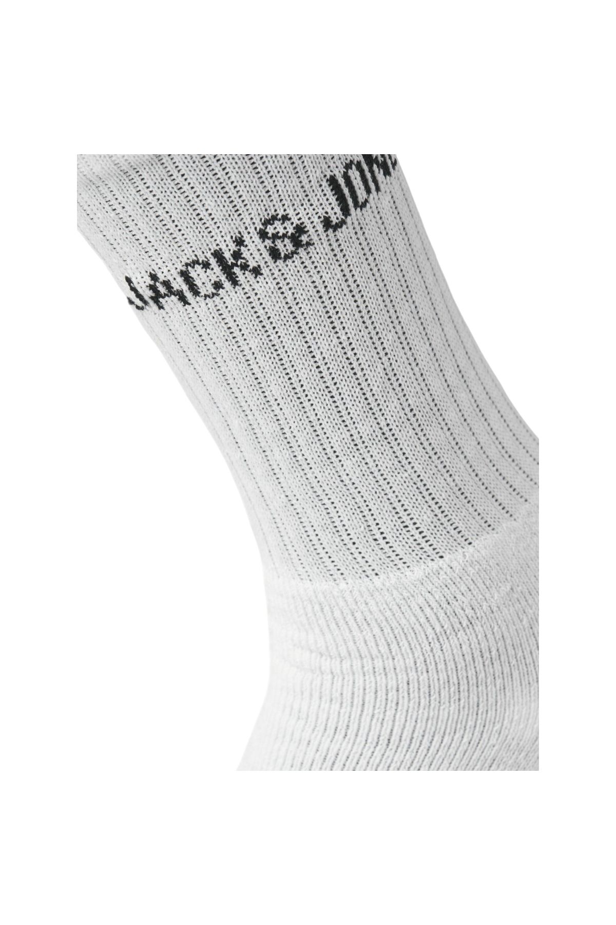 Jack & Jones-Κάλτσες Τένις JACK & JONES Regen 5 ζευγάρια - 12266536-Λευκό 3