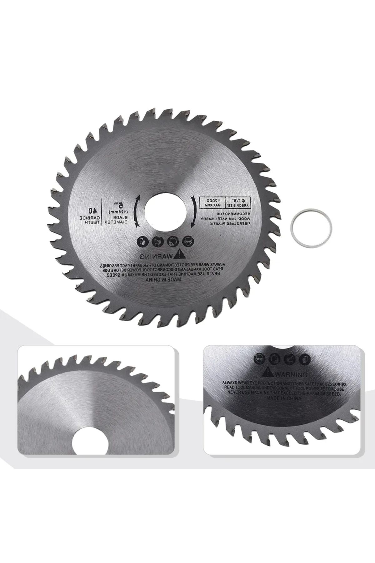 Choice-5inch 125mm Cutting Disc Mini Circular Saw Blade For Wood Plastic Metal Rotating Cutting Tools 40... 4
