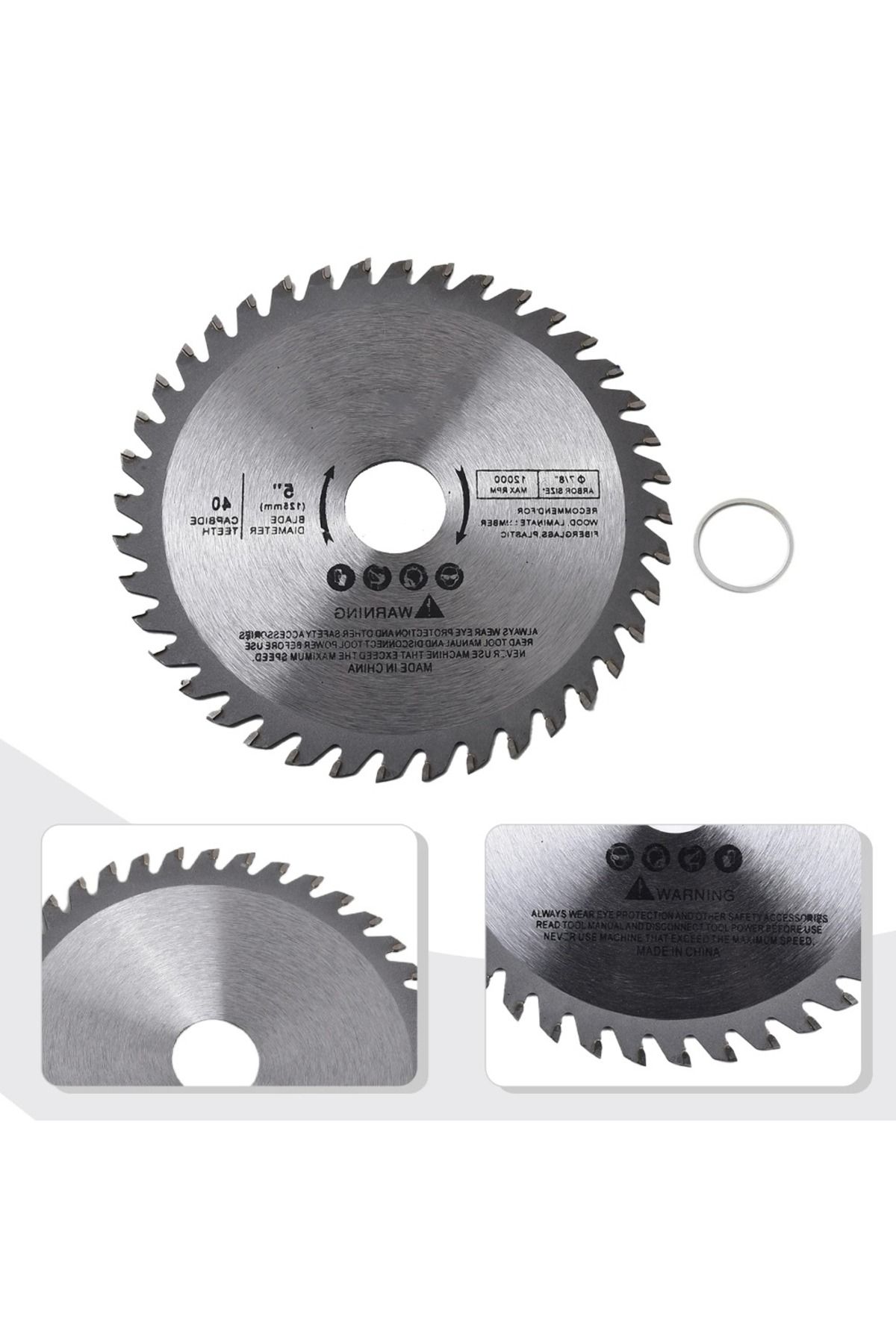 Choice-5inch 125mm Cutting Disc Mini Circular Saw Blade For Wood Plastic Metal Rotating Cutting Tools 40... 8