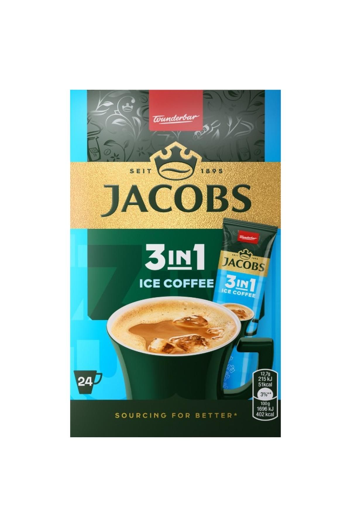 Jacobs-3IN1 ICE COFFEE, 24 schts*12,7g 1