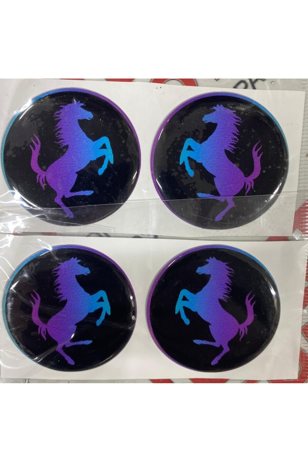 Genel Markalar Sticker Mor Siyah (Ferrari)4x - Fiyatı, Yorumları