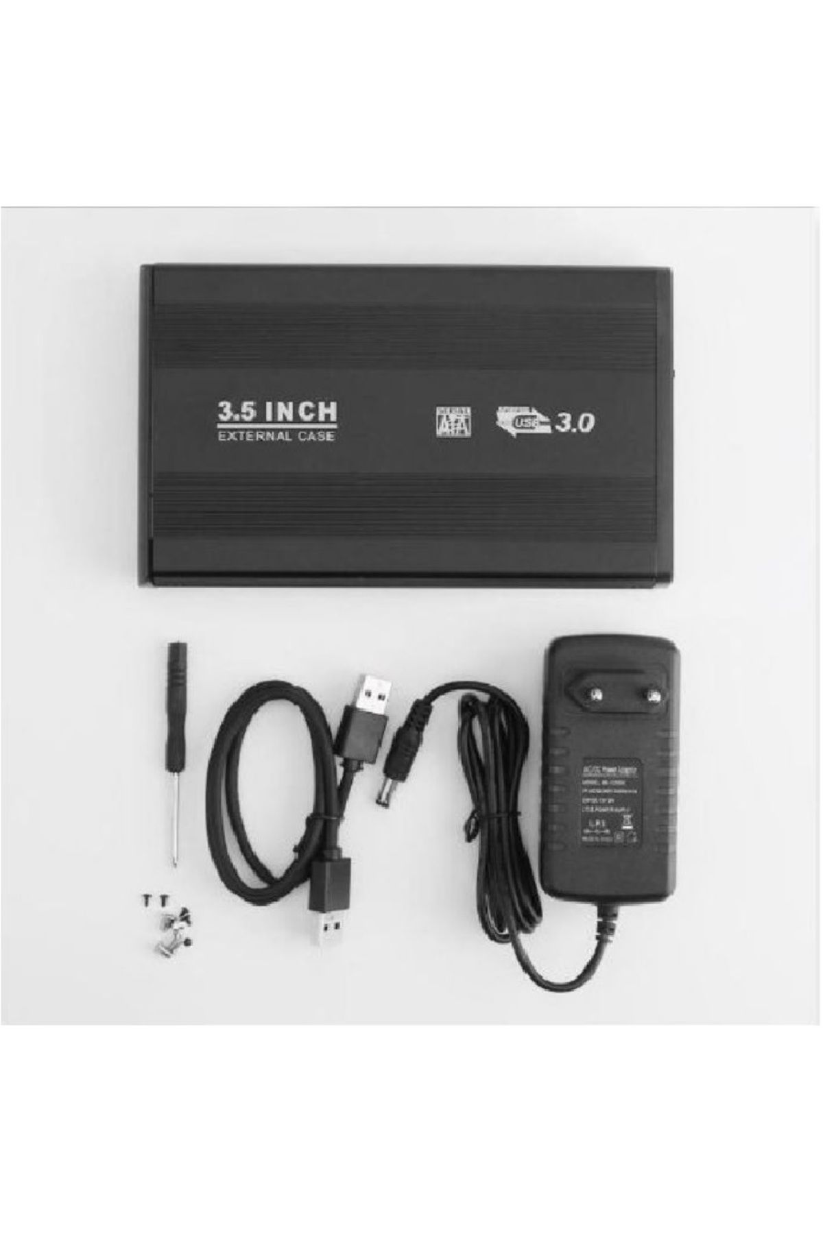CIMUTO-External USB 3.0 rack for 3.5" SATA HDD with external power supply, computer HDD enclosure 1