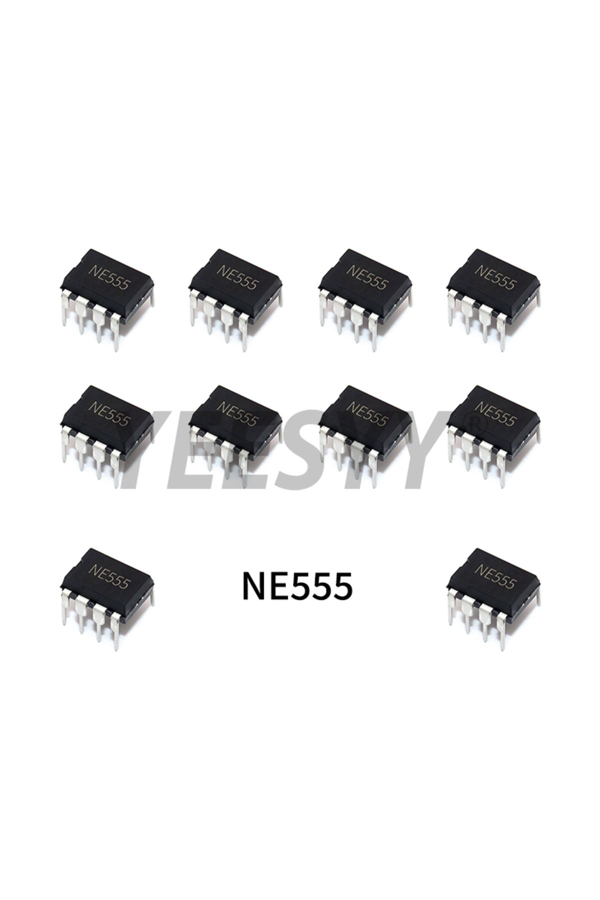 Choice-20Pcs (10 Each) NE555 IC 555 NE555P Timer Programming Oscillator Chip & 8 Pin DIP Sockets 4