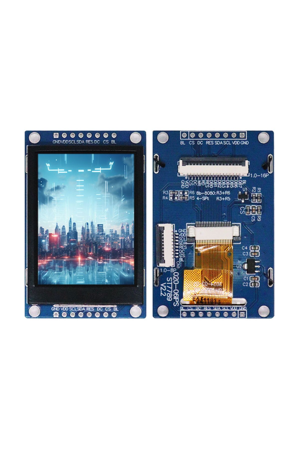 Choice-وحدة عرض LCD TFT ملونة كاملة مقاس 2.0 بوصة 240 × 320 من Estardyn مع وحدة تحكم ST7789 وSPI/Parallel... 8