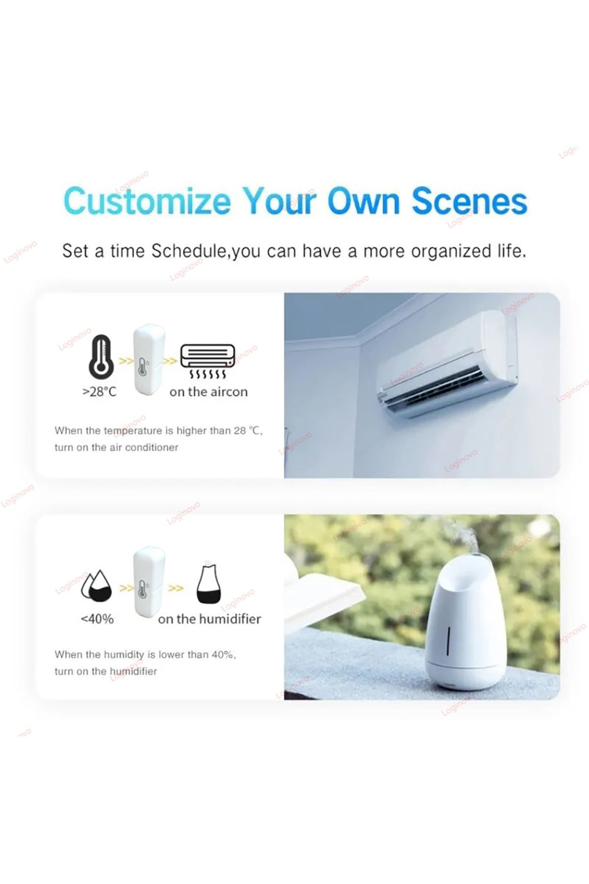 Choice-Tuya Zigbee 3.0 Temperature And Humidity Sensor Meter Smart Life APP Home Automation Battery Powe... 5