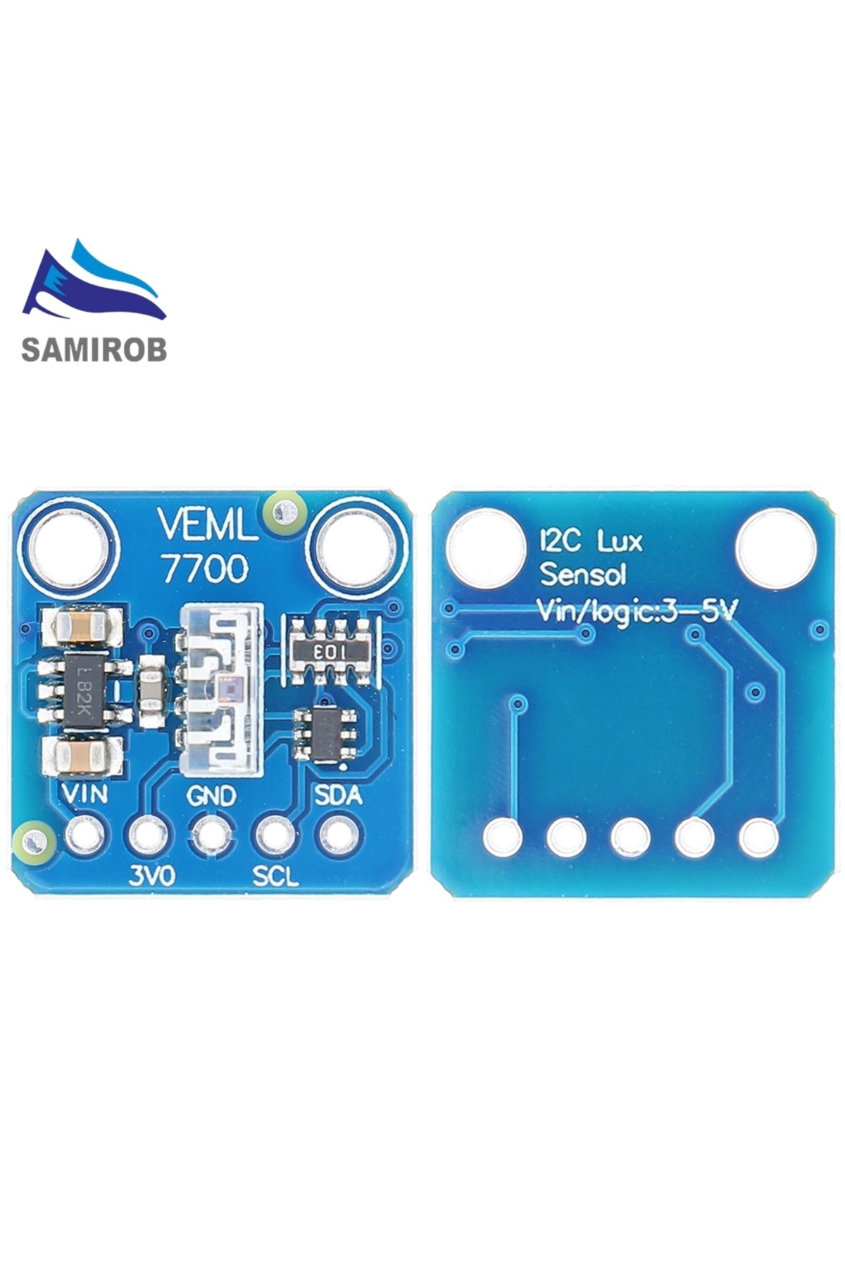 Choice-VEML7700 Ambient Light Sensor Module 120k Lux Light measuring Sensor Board 3.3V 5V I2C IIC Interf... 4