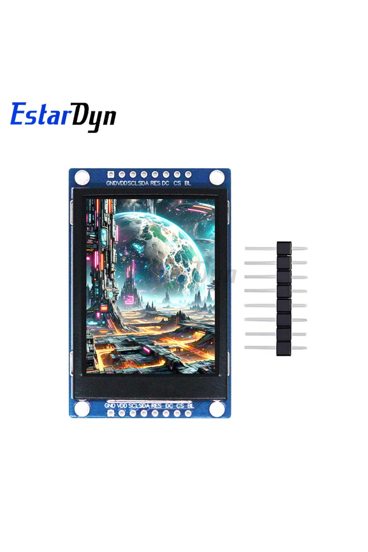 Choice-وحدة عرض LCD TFT ملونة كاملة مقاس 2.0 بوصة 240 × 320 من Estardyn مع وحدة تحكم ST7789 وSPI/Parallel... 6