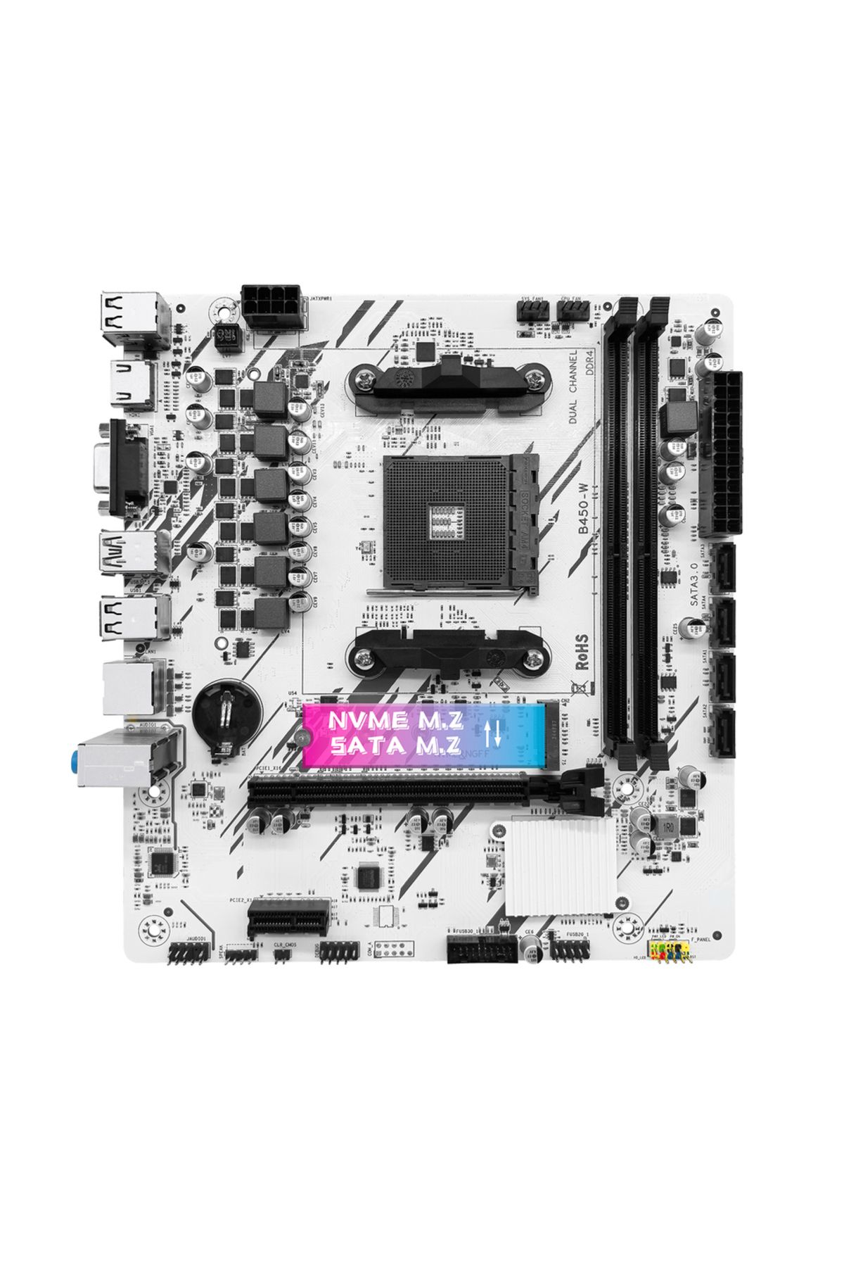 Choice-Motherboards ZSUS B450 Motherboard AMD Processor Dual-channel DDR4 Memory AM4 Mainboard M.2 NVME (Su 2