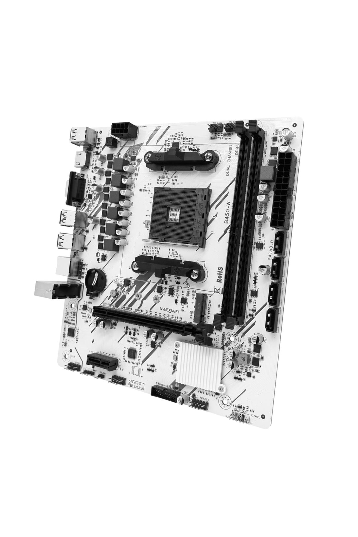 Choice-Motherboards ZSUS B450 Motherboard AMD Processor Dual-channel DDR4 Memory AM4 Mainboard M.2 NVME (Su 4