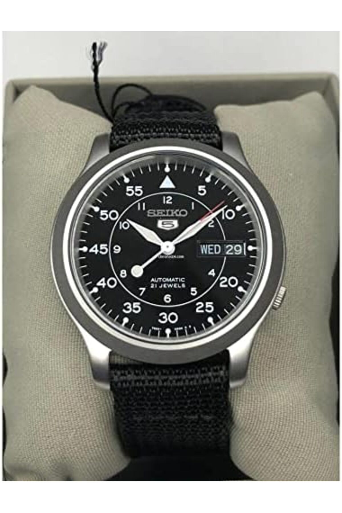 Seiko-SNK809K2 Men's Stainless Steel Automatic Watch 4