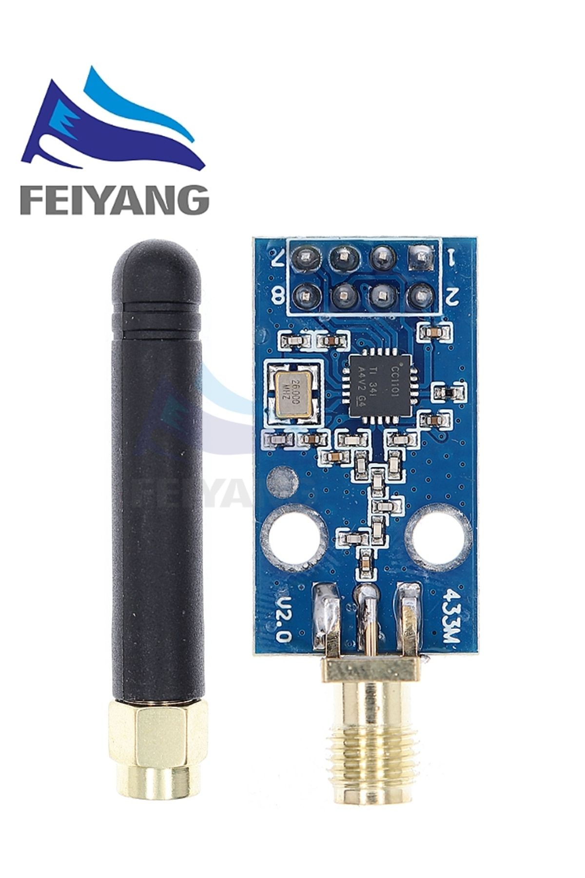 Choice-CC1101 433MHz Wireless Module With SMA Antenna Wireless Transceiver Module For Arduino 8