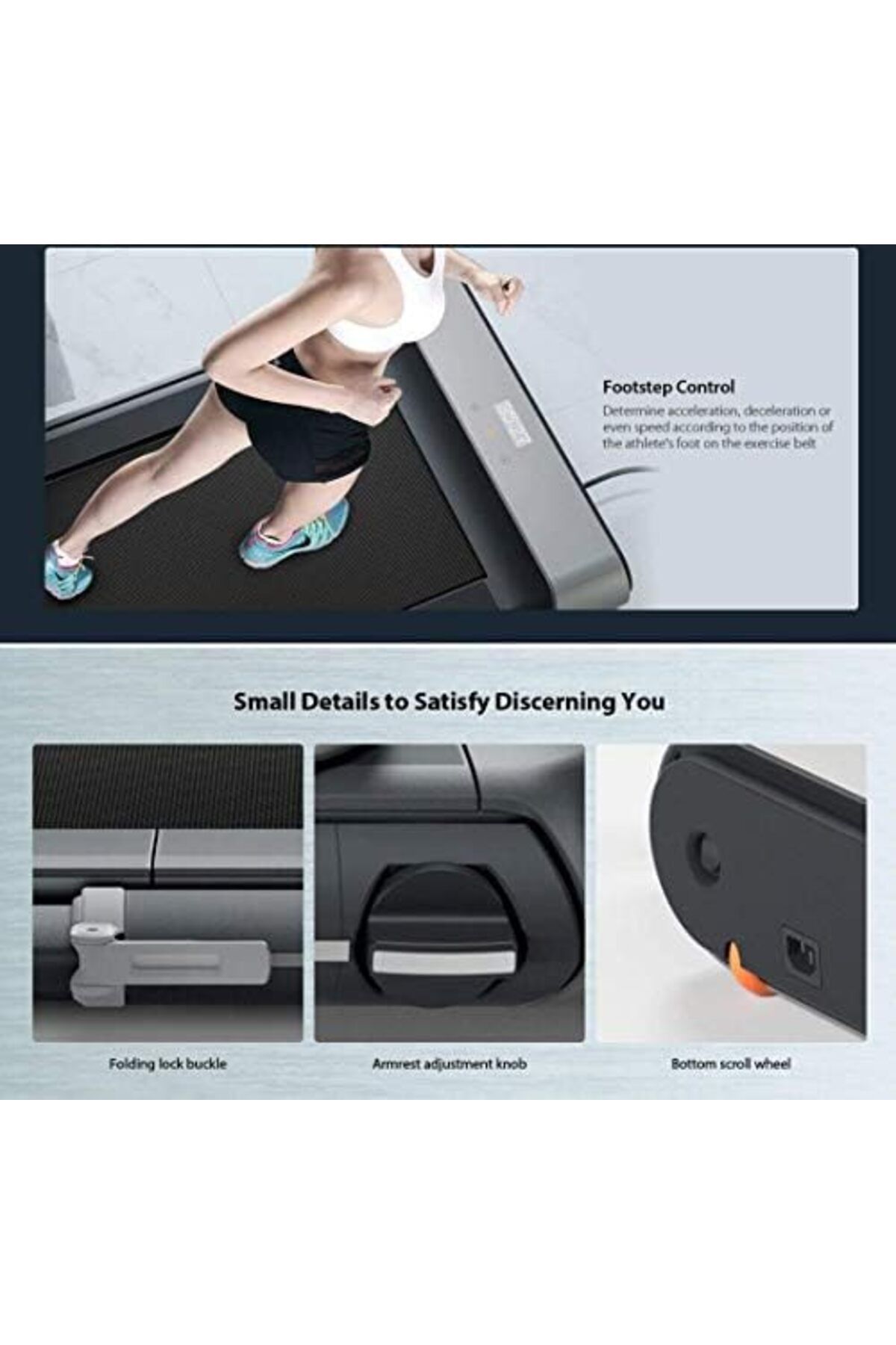 Kingsmith-WalkingPad R1 Pro Treadmill Foldable Running Walking Pad with Remote Control 5