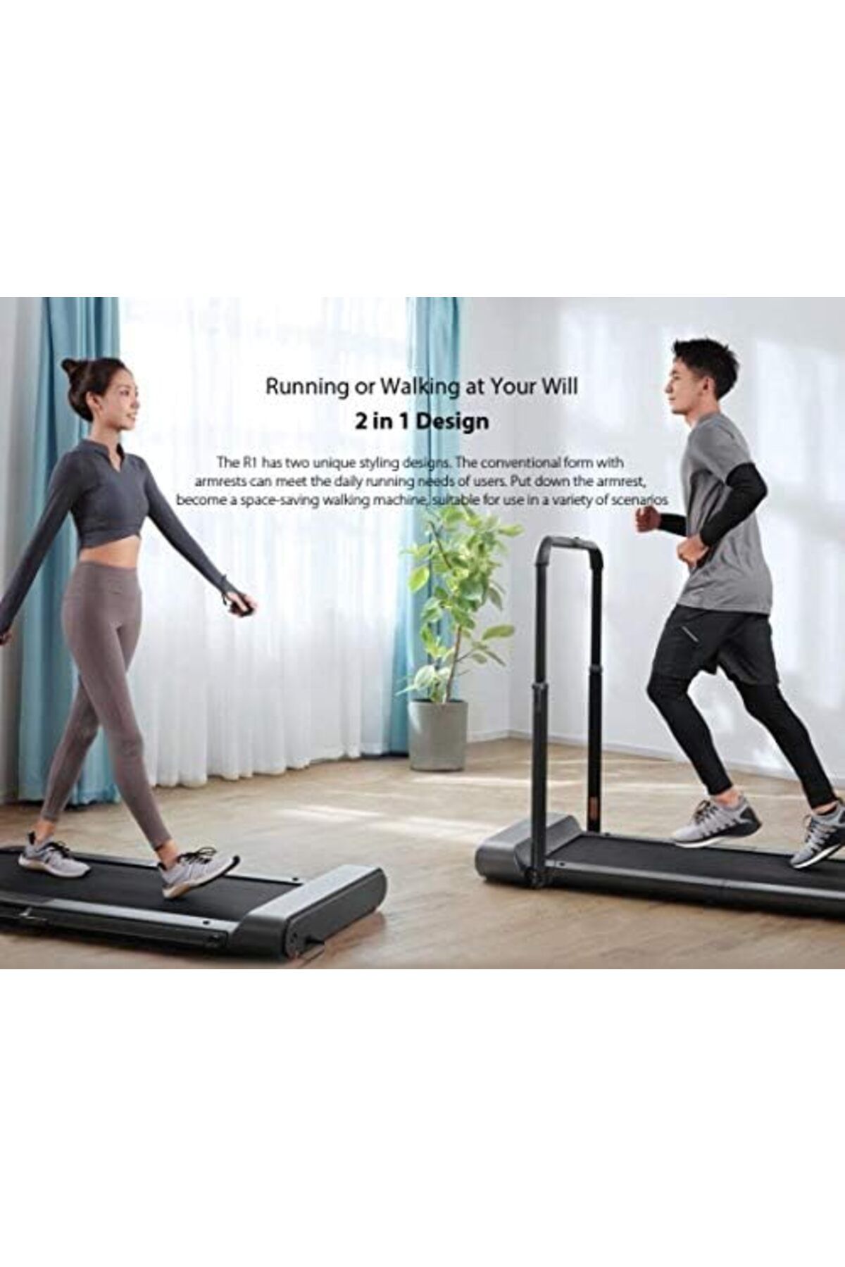 Kingsmith-WalkingPad R1 Pro Treadmill Foldable Running Walking Pad with Remote Control 3