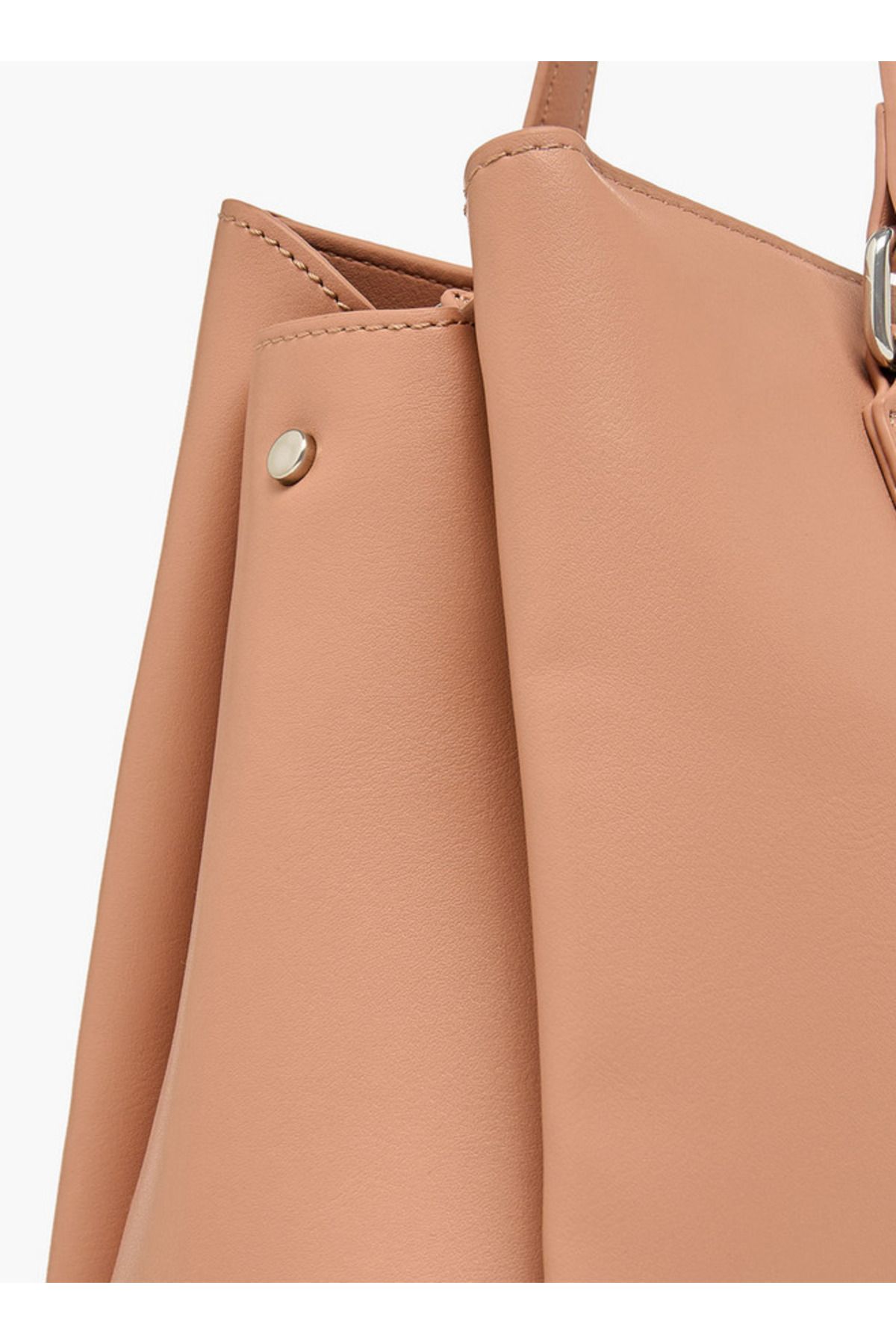 Flora Bella by Shoexpress-Solid Shoulder Bag with Double Handle and Zip Closure 5