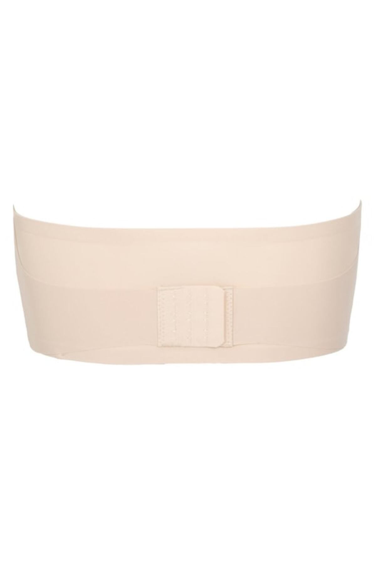 OEM-Strapless bra in ecru with detachable padding, One Size INTL 3