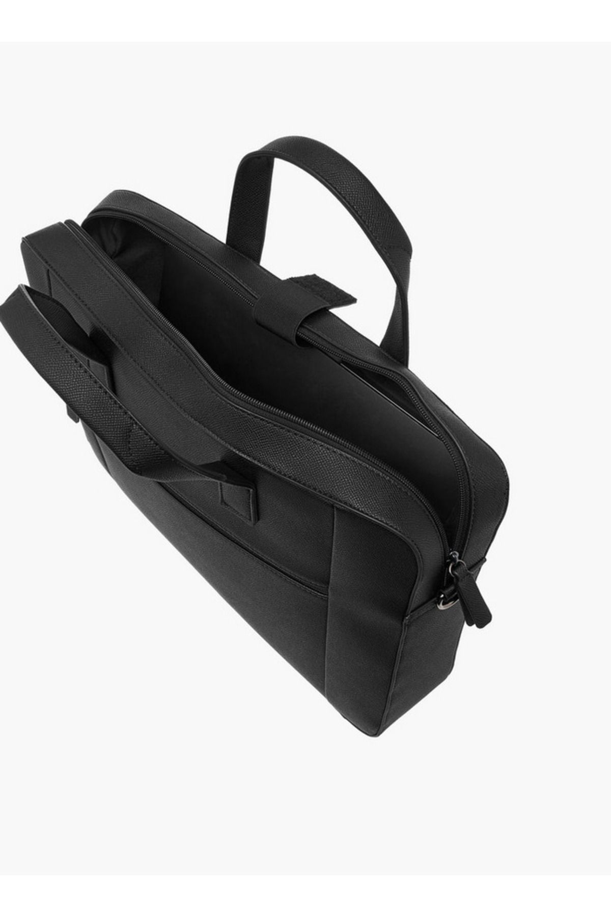 LBL by Shoexpress-Textured Laptop Bag with Detachable Strap and Zip Closure 7
