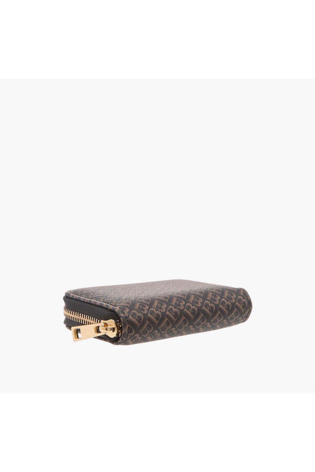 Flora Bella by Shoexpress-Monogram Print Wallet with Zip Around Closure 4