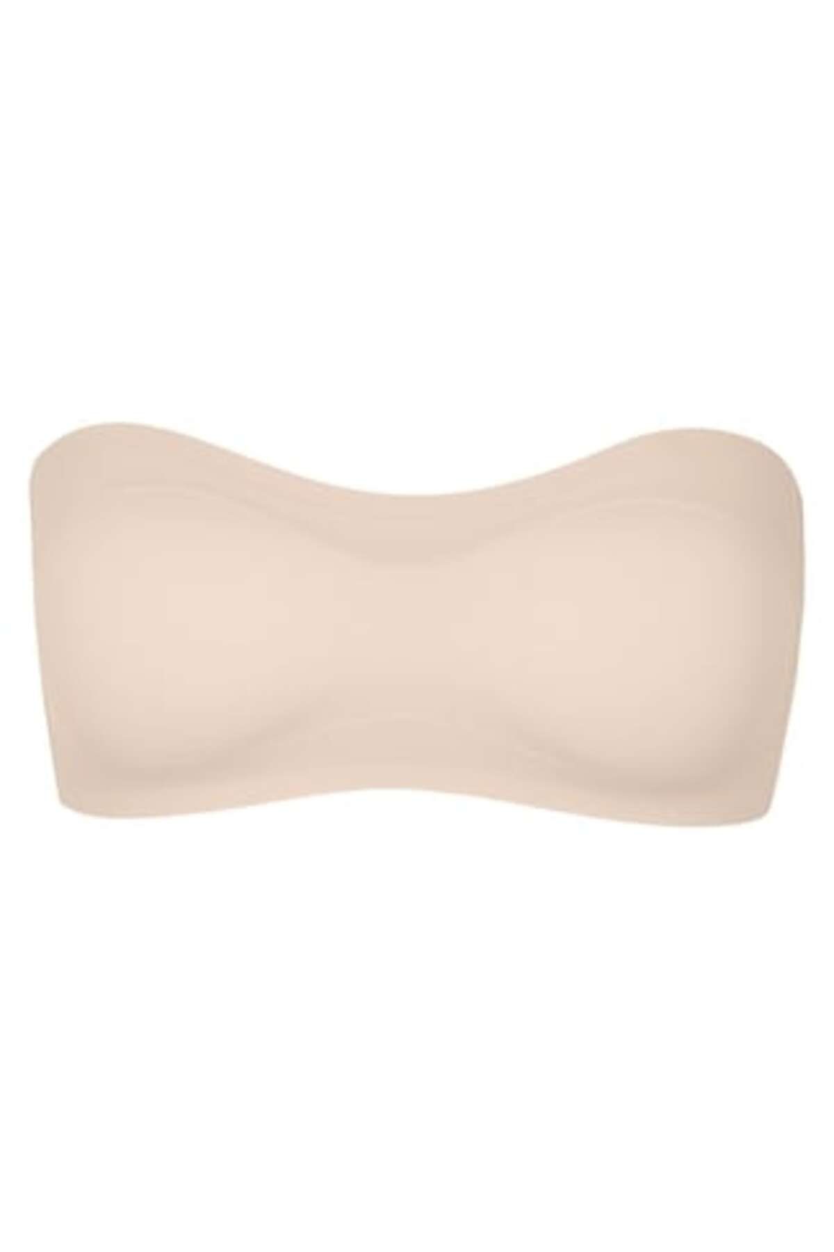 OEM-Strapless bra in ecru with detachable padding, One Size INTL 1