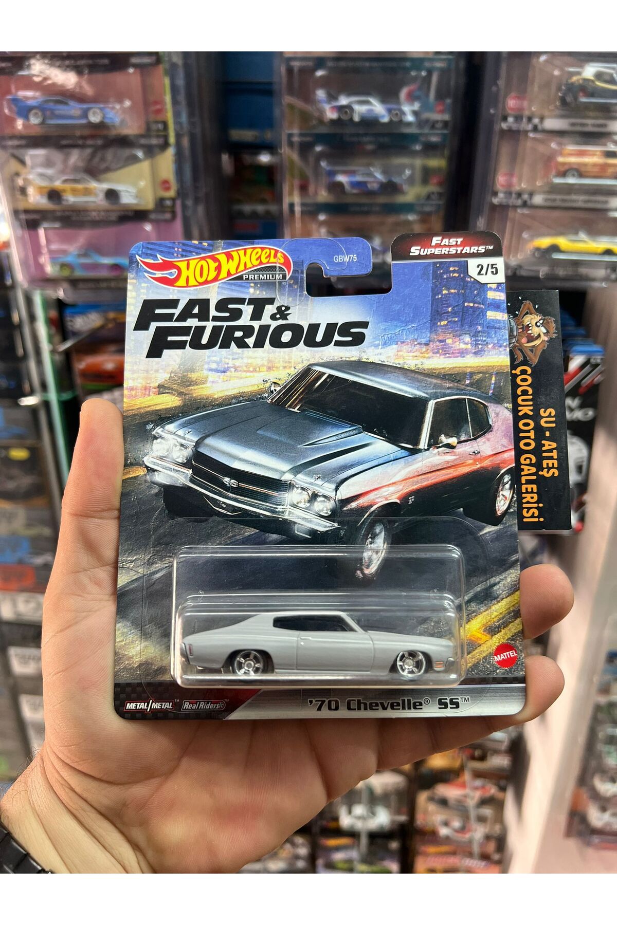 HOT WHEELS 70 Chevelle SS premıum Fast and Furıous ( Nadir Ürün