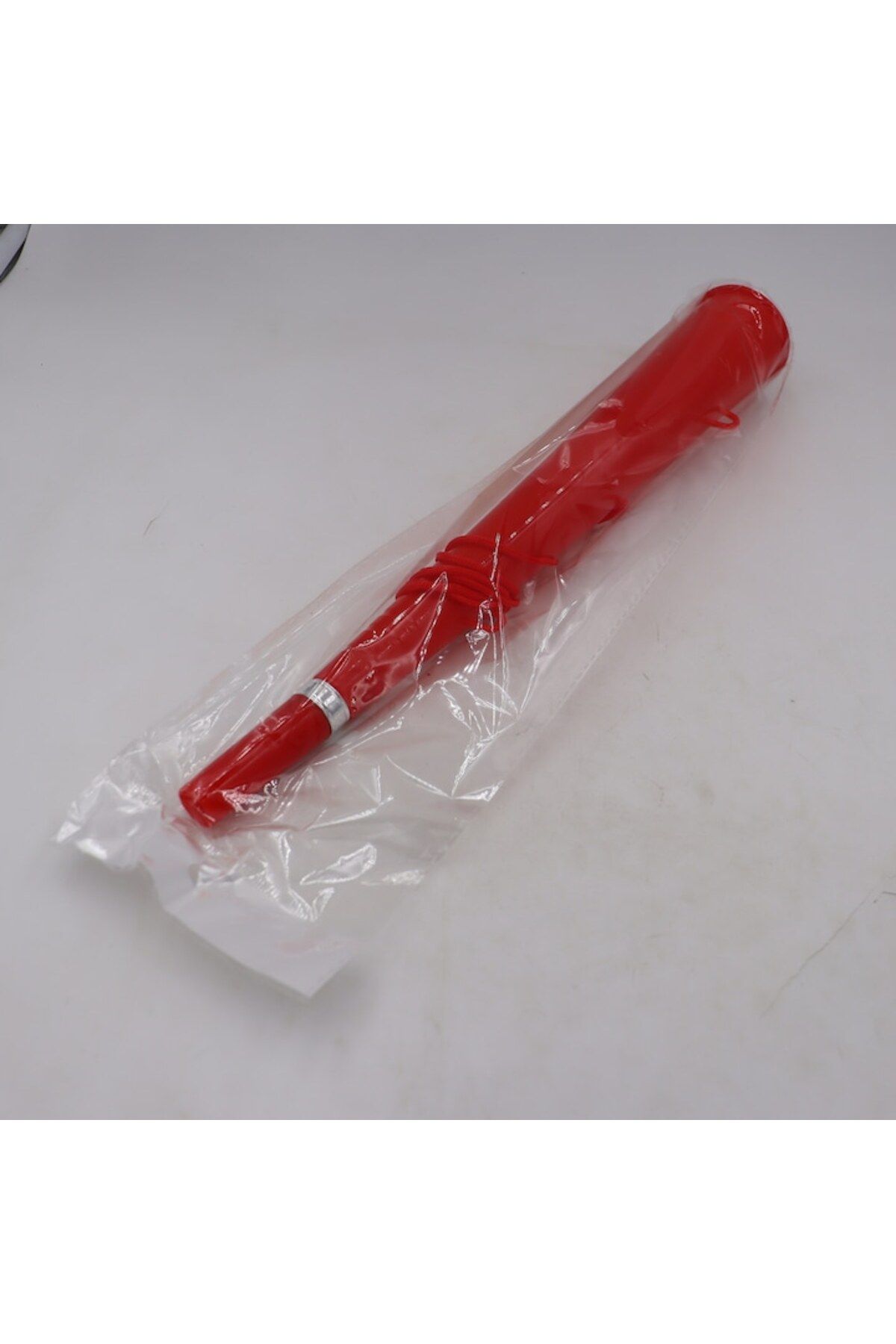 dalimag-Set of 50 Simple Vuvuzelas, Horns, Parties, Stadiums, Rallys, Red with String, 36 cm 3