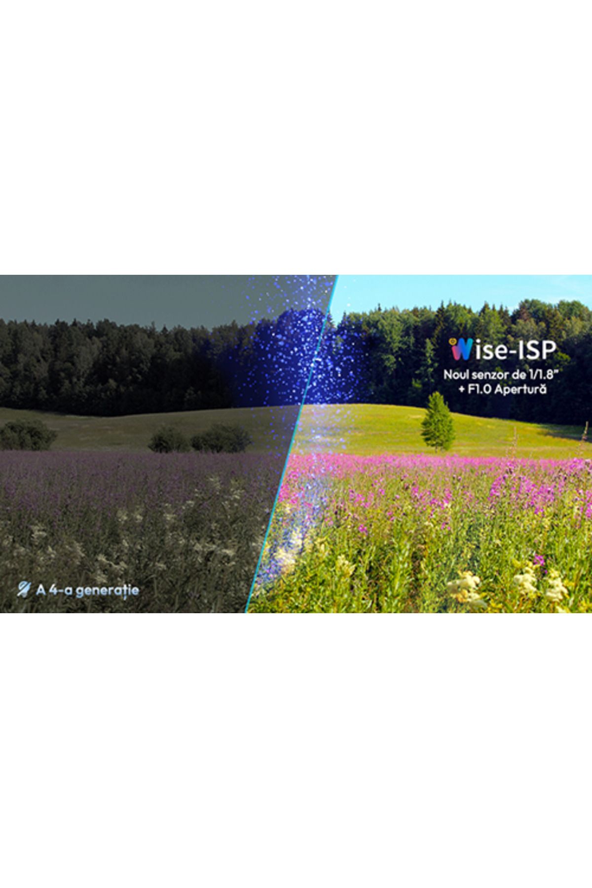 Uniview-IP camera 4MP, Wise-ISP, ColorHunter, 2.8mm lens, Mic, IK10, color 24/7 - UNV IPC3514LE-ADF28K-WP 4