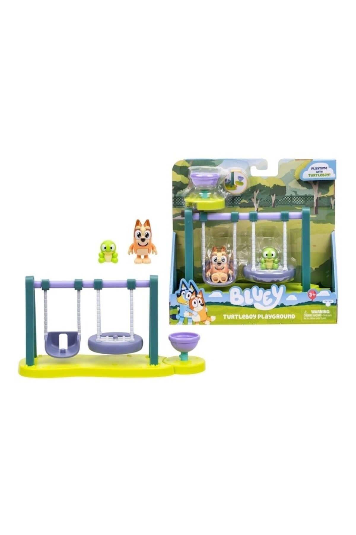 Fat Moose-Bluey - Turtleboy Playground playset, with 2 figures 6