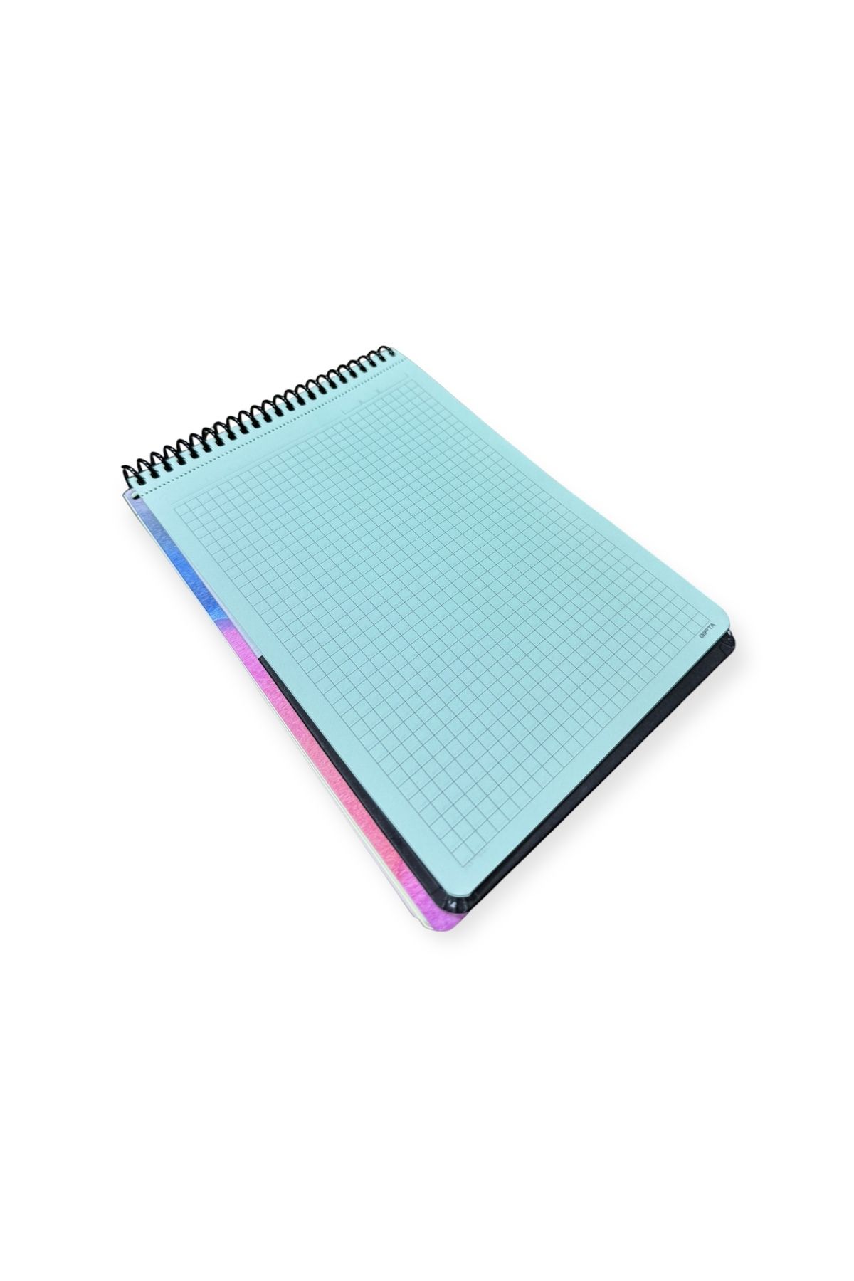 Polin-Pastel Block A4 Notepad, 100 Sheets Checkered, Colorful Design 2