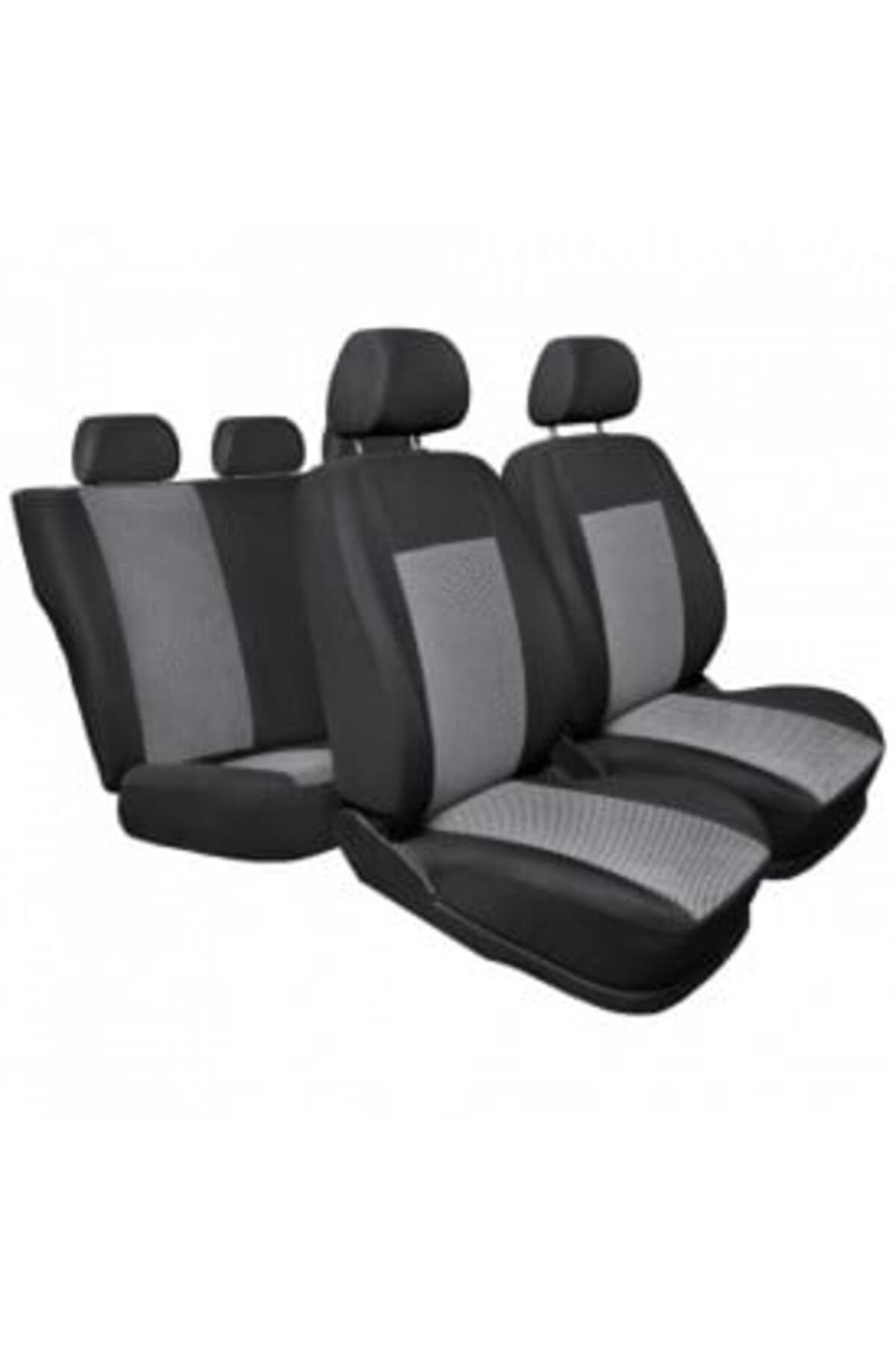 DELUXETUNING-Set huse auto pentru scaune compatibile Dacia Logan 2 MCV 2012-2020, 5 locuri, material textil 3