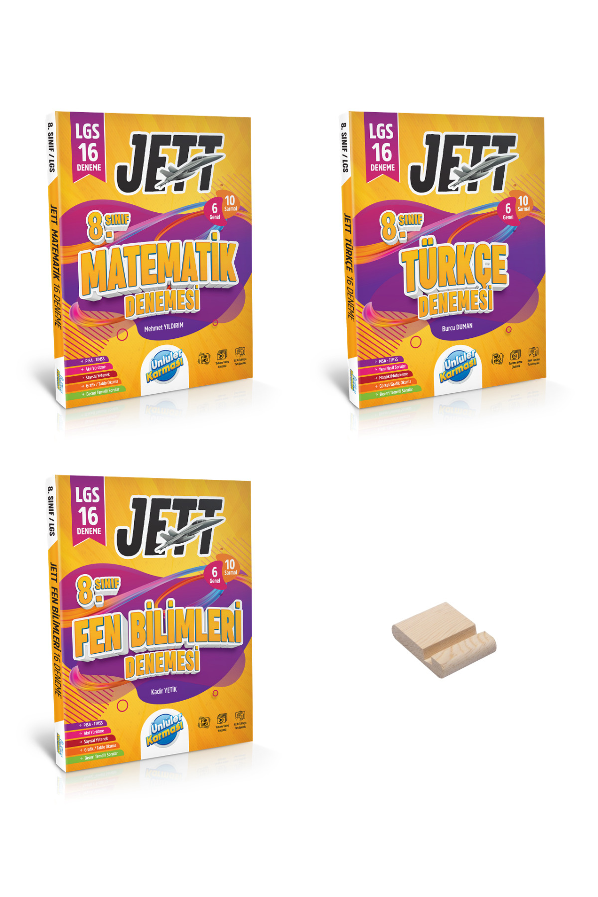Ünlüler Karması LGS 8. Sınıf JETT Matematik Fen ve Türkçe 3lü