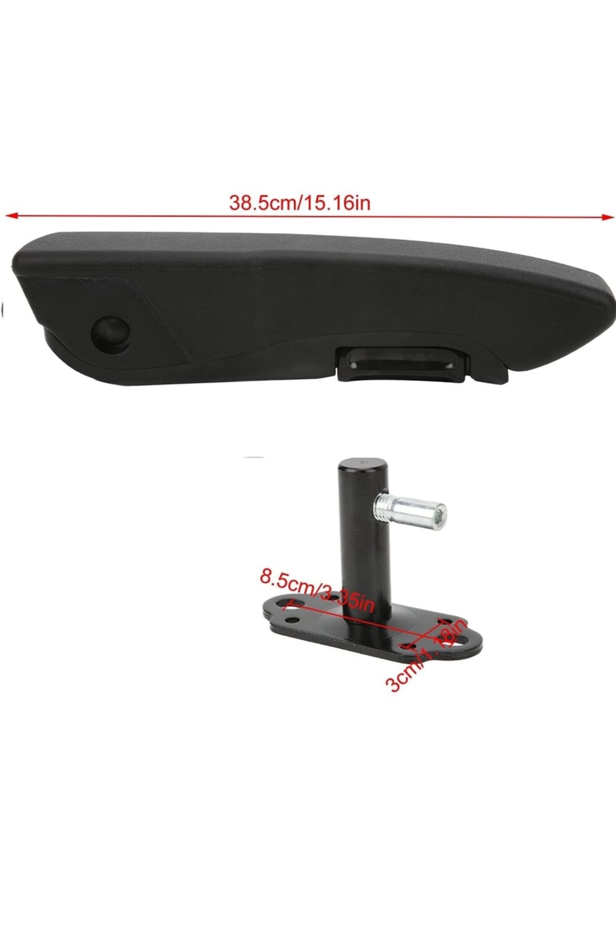 DELUXETUNING-Universal Adjustable Armrest for Bus Bus Truck Pickup Campervan, Left Mounting 6