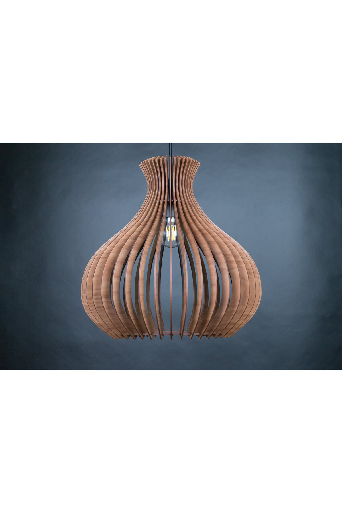 Wooden Pendant Lamp Mid-Century Hall Chandelier Wooden Pendant Lamp Wooden Chandelier