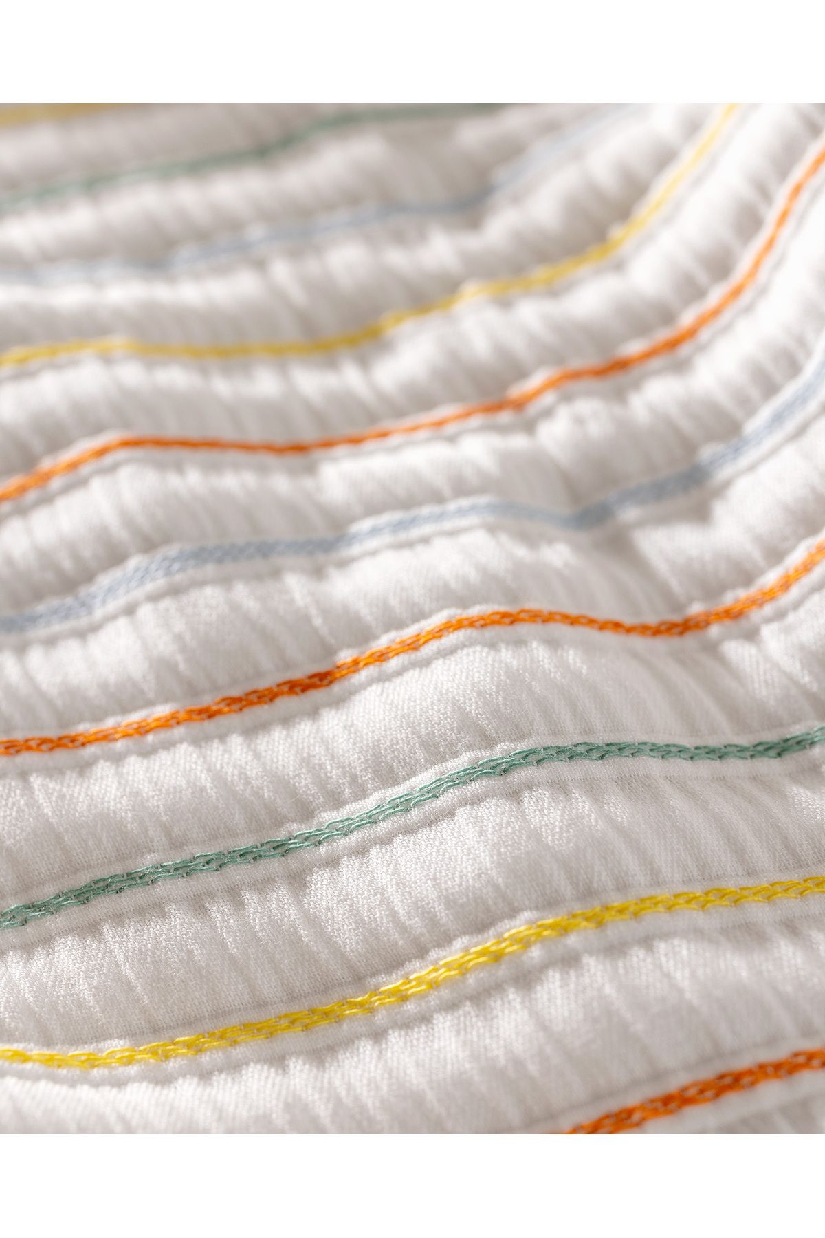 Madame Coco-Josselin Double Cotton Bedspread - Colorful 7