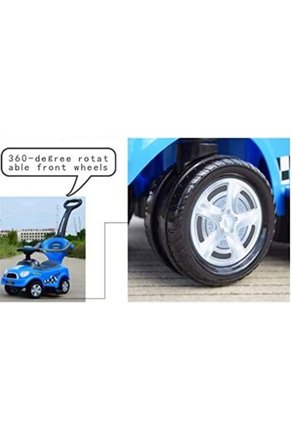 rexa-3-in-1 Ride-On Toy for Kids – Push, Ride & Slide | 53 x 35 x 15 cm Multi-Function Vehicle 4
