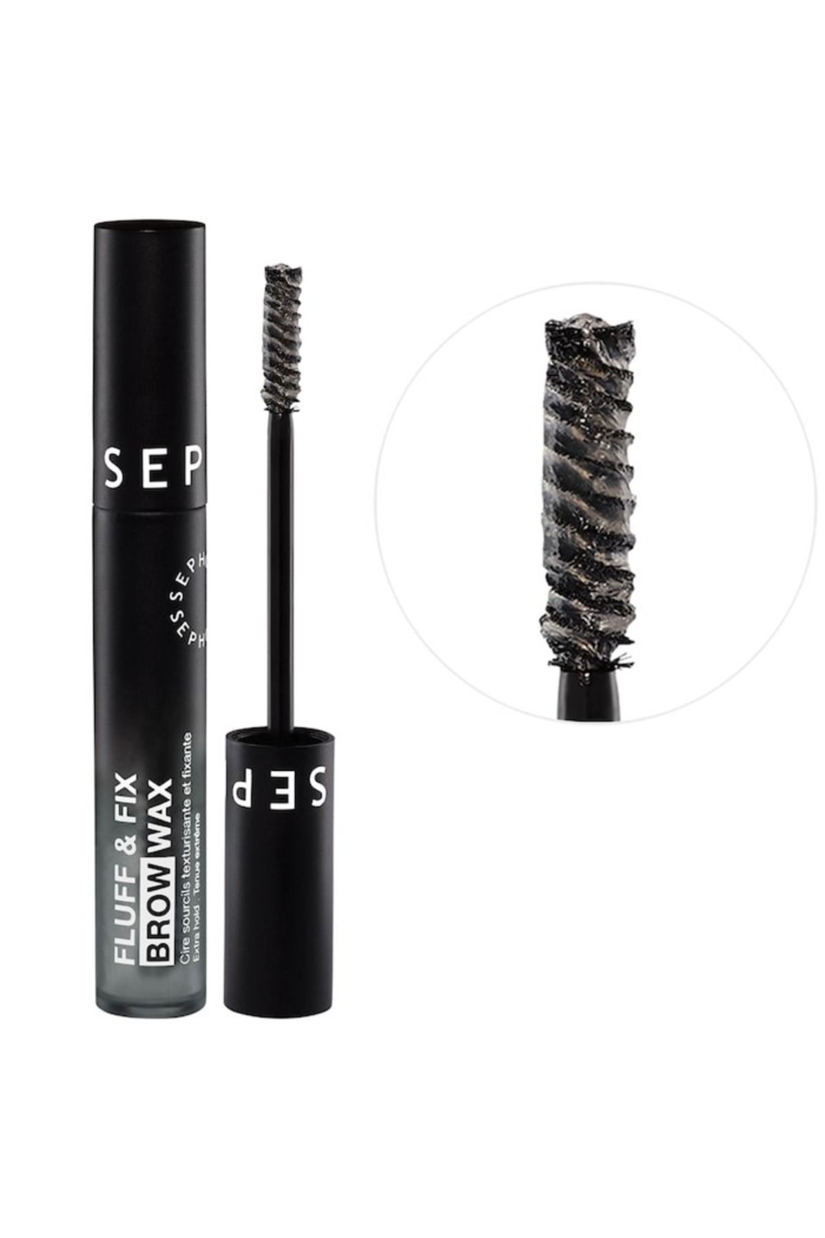 SEPHORA COLLECTION-Fluff & Fix 12HR Brow Wax – Clear Lamination Effect, Tame + Define (6 g) 1