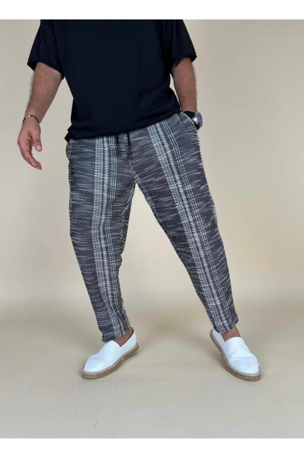 SUPERBLUE-PANTALON BOHO BAGUETTE BĂRBAȚI BOHEMIAN 2